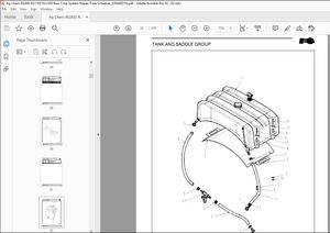 Ag Chem RG900 RG1100 RG1300 Rogator Liquid System Repair Time Schedule Manual_539440D1A – PDF