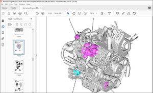 Komatsu 95E-7 Series Engine Shop Manual SEN06590-05 – PDF DOWNLOAD