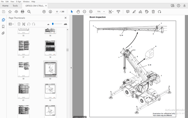 Manitowoc Grove GRT655/GRT655L Operator Manual – PDF DOWNLOAD