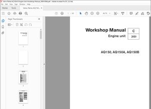 Volvo Penta AQ150, AQ150A, AQ150B Engine Unit Workshop Manual_389818066 – PDF DOWNLOAD