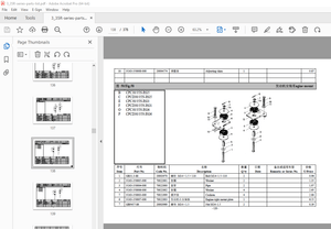 Hangcha R series 3.0-3.5t Forklift Truck Parts Manual - PDF DOWNLOAD