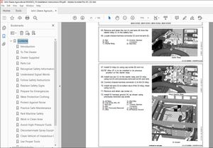 John Deere R4030, R4038, and R4045 Self-Propelled Sprayers Installation Instructions Manual KK43425 