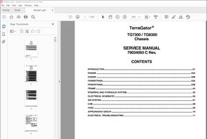 Ag Chem TG7300 TG8300 Terragator Chassis Service Manual_79034093C – PDF DOWNLOAD