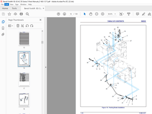 Bendi Landoll B3-30AC/DS Articulated Counterbalance Forklift Parts Manual – PDF DOWNLOAD