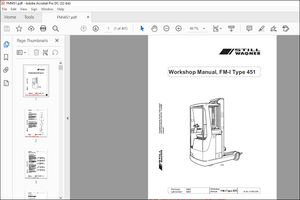 Still Wagner FM-I Type 451 Workshop Manual – PDF DOWNLOAD