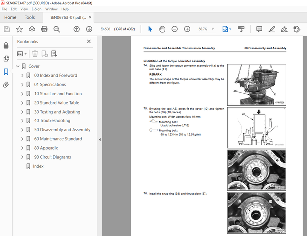 Komatsu WA470-8E0 Wheel Loader Service Repair Workshop Manual - PDF DOWNLOAD 