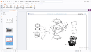 Husqvarna TC-TE 250-450-510 SMR 400-450-510 2006 Parts Manual - PDF DOWNLOAD