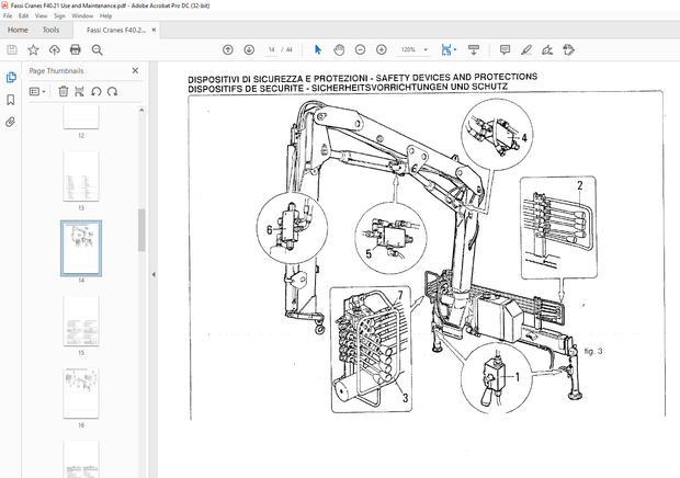 Fassi Cranes F40.21 operator’s manual – PDF DOWNLOAD
