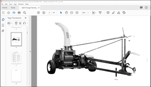 Gehl CB760 Forage Harvester Operator’s Manual 903469 – PDF DOWNLOAD