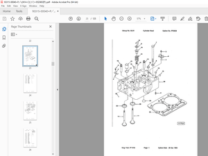 Kawasaki Cummins N14-C Wheel Loader For 95ZIV 95ZIV-2 Engine Parts Manual - PDF DOWNLOAD