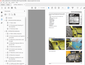 Ammann ARS 200 Single Drum Roller Operating Manual 3030703 PDF