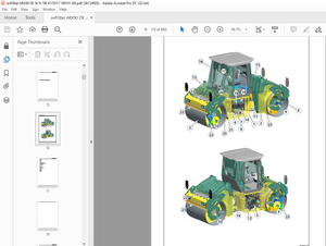 Ammann ARX 90 Tandem Roller Workshop Manual 4172017 - PDF