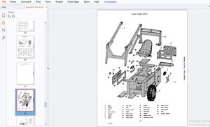 Bobcat M-444, M-500, M-600 Gasoline L.P. Gas Electric Diesel Operation &amp; Maintenance Manual 6509710 