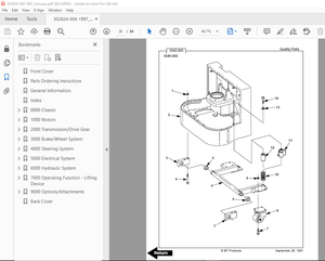 BT-Prime Mover CMX6000 CMX8000 Electric Center Riding Pallet Truck Parts Manual - PDF DOWNLOAD