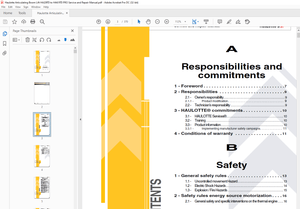 Haulotte Articulating Boom Lift HA20RTJ – HA20RTJ O Service and Repair Manual-  PDF DOWNLOAD
