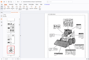 Bobcat 943 Operation &amp; Maintenance Manual - PDF DOWNLOAD