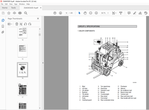 Hyundai Forklift 35/40/45D-9F 50DA-9F Service Manual 2023 – PDF DOWNLOAD
