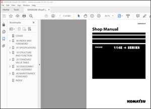 Komatsu 114E-6 Series Engine Shop Manual SEN06506-09 – PDF DOWNLOAD