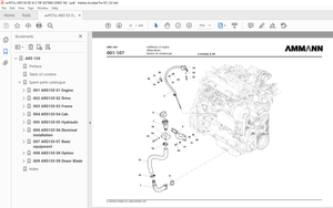 Ammann ARS 150 Single Drum Roller Parts Catalogue Manual 3037868 PDF