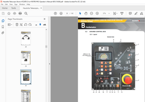 Haulotte Forklift  HT23RTJ O – HT23RTJ O SW – HT67RTJ O – HT23RTJ PRO – Operator’s Manual
