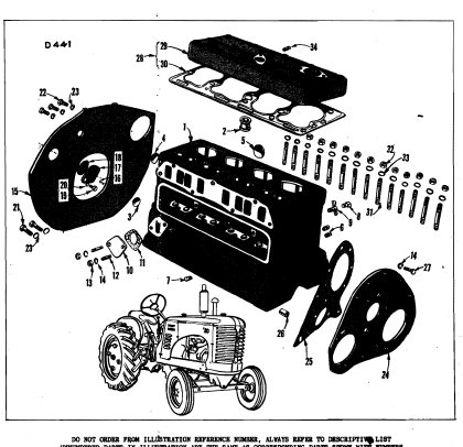 Massey Harris 20 And 20k Tractor Parts Manual 690015m – DOWNLOAD