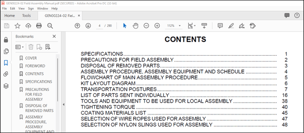 Komatsu PC2000-11 PC2000-11E0 Hydraulic Excavator Field Assembly Instruction Manual GEN00224-02 PDF
