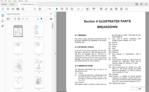 Drexel SL44/4 SwingMast Lift Truck Parts Manual 1412547 (Section 4) – PDF DOWNLOAD