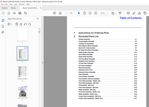 Landoll Bendi Forklift B55AC B55AC HL Parts Manual F-596-R1 – PDF DOWNLOAD