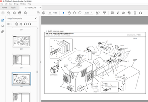 Terex TS14G Overhung Scraper (Detroit Diesel Series 40E Powered) Parts Manual - PDF DOWNLOAD 