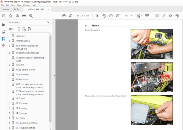 Ammann ARR 1585 Trench Roller Workshop Manual 3005094 PDF