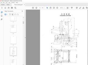 Sakai Soil Roller SV510D-II SV510T-II SV510TF-II Vibrating Roller Parts Manual - PDF