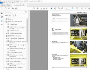 Ammann ARS 130 Single Drum Roller Operating Manual 3001632 - PDF
