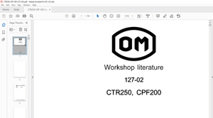 STILL STED Forklift CTR250, CPF200 Workshop Manual 127-02 – PDF DOWNLOAD