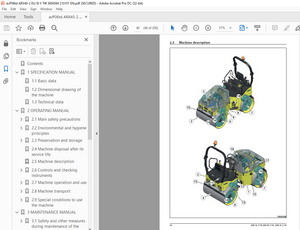 Ammann ARX 36-2 ARX 40-2 ARX 45-2 Tandem Roller Operating Manual - PDF DOWNLOAD