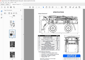 Hagie Hi-Tractor STS 14 Sprayer Operator’s Manual 493537 – PDF DOWNLOAD