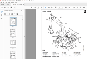 John Deere 330LC and 370 Excavator Repair Technical Manual TM1670 - PDF DOWNLOAD
