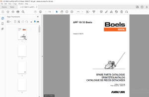 Ammann APF 10/33 Boels Honda GX120UT3 PARTS MANUAL 13859137 – PDF DOWNLOAD