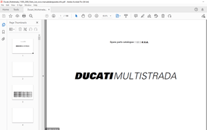Ducati MULTISTRADA 1100 S 2008 Parts Manual PN 91512691B - PDF DOWNLOAD 