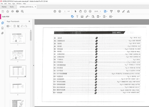 Heli Forklift G Series 8t.10t AC Electric Tractor parts manual – PDF DOWNLOAD