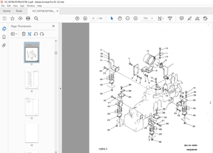 Komatsu FORKLIFT Truck FD70E-3 ED70N-3 ED70E-3 Parts Manual - PDF DOWNLOAD
