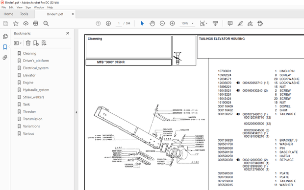 Laverda 3750 R Agricultural Tractor Parts Manual – PDF DOWNLOAD