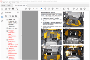 Gehl V270 Gehl V330 Mustang 2700V Mustang 3300V Skid Steer Loader Service Manual 917435 – PDF 