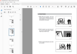 Hyundai Forklift 25/30/33D-9E IC Trucks Operator’s Manual 2023 PDF