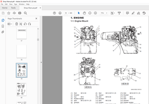 Sakai Asphalt Roller SW/TW354 SW/TW504 Service Manual PDF