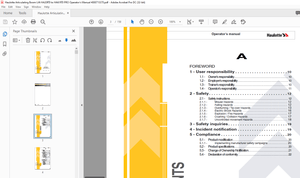 Haulotte Forklift HA20RTJ HA20RTJ O HA20RTJ PRO HA61RTJ O HA61RTJ PRO Operator’s manual