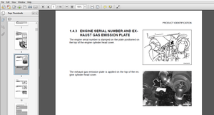 Komatsu PC20R-8, PC27R-8 Hydraulic Excavator Operation &amp; Maintenance Manual - WEAM000101 PDF 