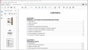 Gehl M08 80M Compact Excavator Service Manual 50940518 – PDF DOWNLOAD