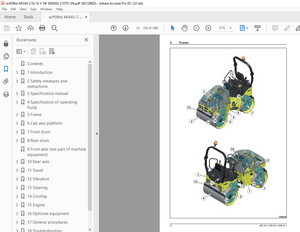 Ammann ARX 36-2 ARX 40-2 ARX 45-2 Tandem Roller Workshop Manual - PDF DOWNLOAD
