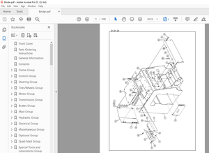 BT Prime-Mover Forklift RC 30B 40B 50B Parts Manual – PDF DOWNLOAD