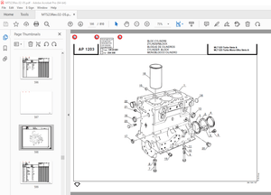 Manitou Forklift MT523 MLT523Turbo SERIES A Parts Manual - PDF DOWNLOAD